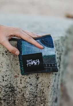 Just Harry Small Patchwork Purse In Reworked Denim 