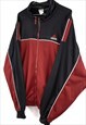 VINTAGE ADIDAS TRACK JACKET IN RED L