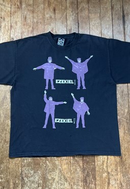 Ezekiel Black Print T - Shirt  