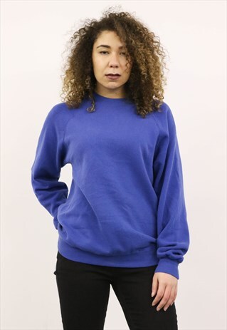 VINTAGE 1990S BLUE SWEATER