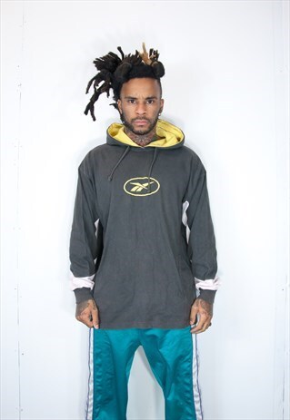 VINTAGE EMBROIDED REEBOK HOODIE