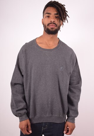 STARTER MENS VINTAGE SWEATSHIRT JUMPER 2XL GREY 90S