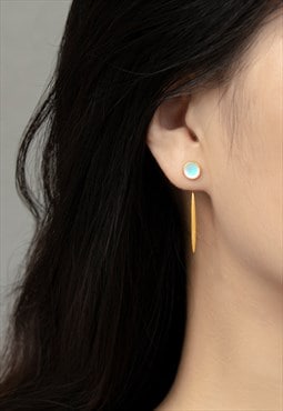 Elegant Line Earrings Ear Stud
