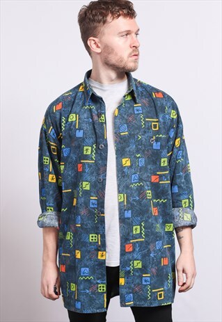 VINTAGE CORDUROY CORD SHIRT