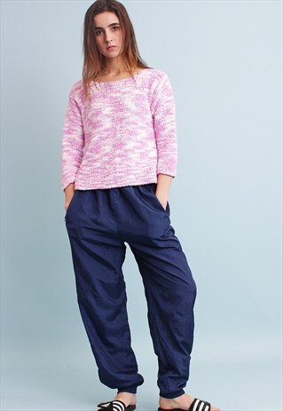 90'S RETRO ATHLEISURE SPORTS TRACKSUIT BOTTOM TROUSERS