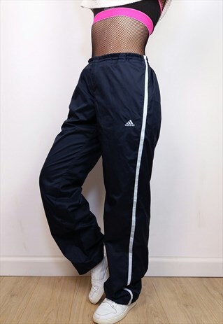 VINTAGE 90'S ADIDAS SHELL TRACK BOTTOMS / SKI / JOGGERS