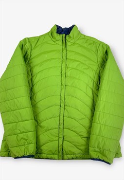 Vintage Puffer Jacket Lime Green Large BV17822
