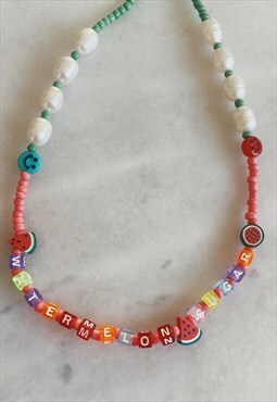 Custom beaded necklace