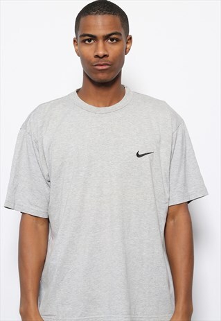 VINTAGE NIKE LOGO T-SHIRT GREY