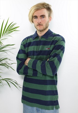 VINTAGE TOMMY HILFIGER LONG SLEEVED POLO