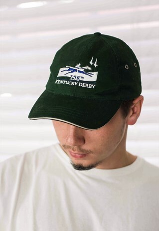 VINTAGE EMBROIDERED BASEBALL CAP HAT LOGO 90S X 2.9