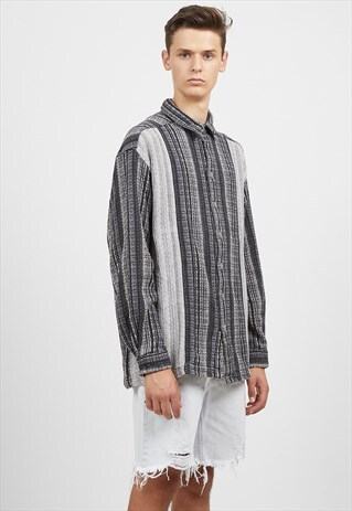 VINTAGE GREY BERTO LUCCI LONG SLEEVE SHIRT