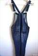 VINTAGE DENIM OVERALL DUNGAREES IN DARK BLUE 