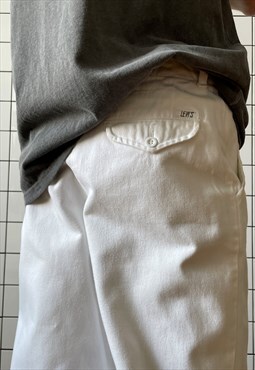 Vintage LEVIS Pants Carpenter Work Trousers 80s White 