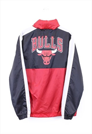 Vintage Chicago Bulls Windbreaker Jacket Red / Black Zip Up | all ...