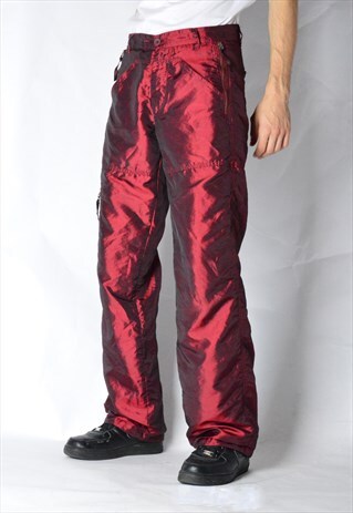 VINTAGE 90S RED SPORTS PANTS