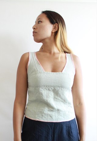 CREAM MINIMAL TOP