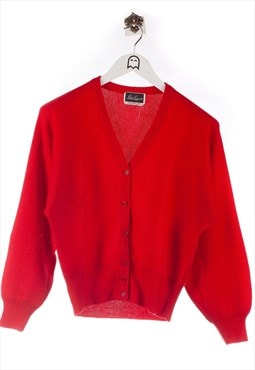 Vintage  Luisa Spagnoli  90s Cardigan Basic Look Red