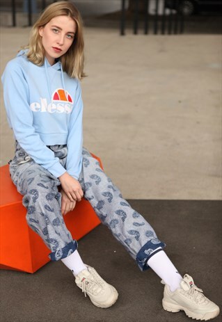 VINTAGE 90'S ELLESSE SPELLOUT TOP SWEATSHIRT