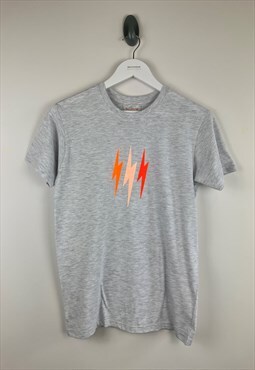 Orange mix lightning bolt t-shirt - Grey unisex fit
