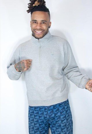 FILA EMBROIDED ZIP SWEATSHIRT