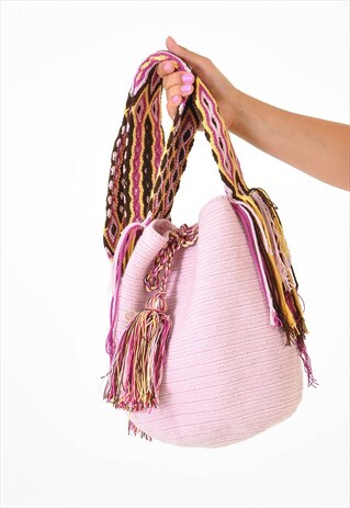 VINTAGE SHOULDER BAG IN PINK