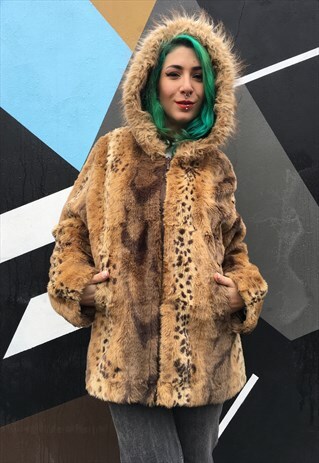 VINTAGE FAUX FUR JACKET
