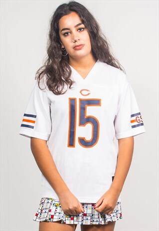 VINTAGE 90'S WHITE NFL CHICAGO BEARS SPORTS JERSEY