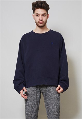 VINTAGE 90'S OVERSIZED POLO RALPH LAUREN SWEATSHIRT