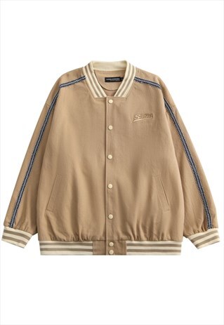 KALODIS VINTAGE LETTER PATCH BUTTON JACKET