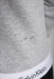 VINTAGE CALVIN KLEIN ZIP UP HOODIE GREY