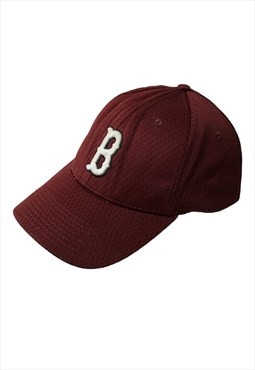 Vintage MLB Boston Red Sox Maroon Baseball Cap Womens