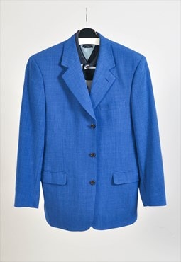 Vintage 90s blazer jacket in blue