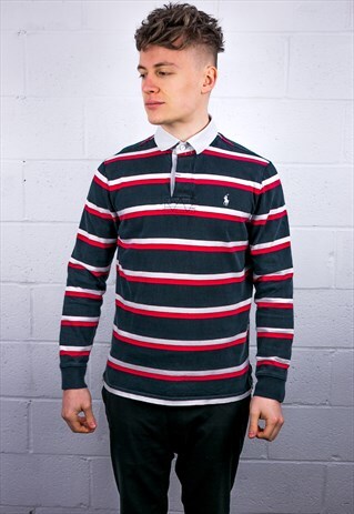 VINTAGE RALPH LAUREN RUGBY POLO SHIRT