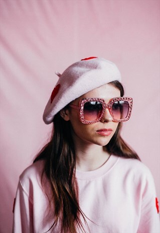 OVERSIZED PINK OMBRE SUNNIES