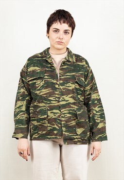 Vintage 80's Camouflage Jacket 