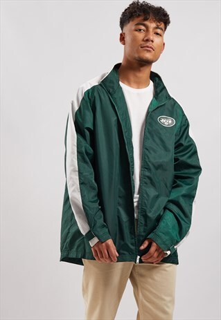 VINTAGE 'NY JETS' SHELL JACKET