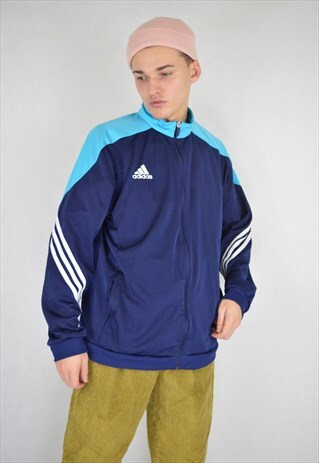 VINTAGE BLUE ADIDAS SPORTS JACKET