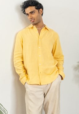 Waffle Shirt for Men - Pina Colada