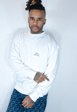 VINTAGE KAPPA SWEATSHIRT WHITE
