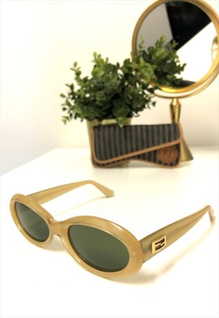 FENDI MOD COL D04 RETRO SUNGLASSES.
