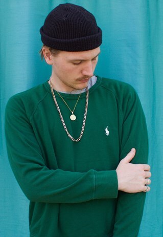 VINTAGE GREEN RALPH LAUREN SWEATSHIRT