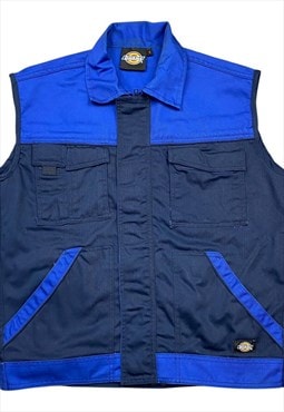 Dickies Vintage Men's Navy & Blue Utility Vest