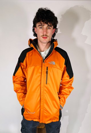 VINTAGE SIZE L THE NORTH FACE WINDSTOPPER COAT IN ORANGE