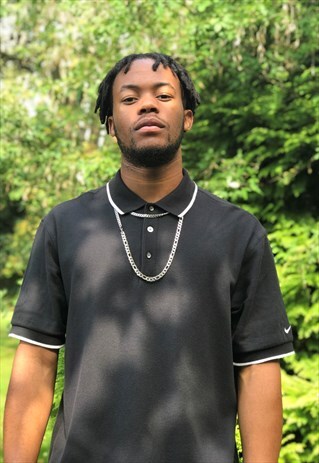 BLACK NIKE POLO SHIRT