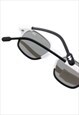 COOL BLACK & WHITE SUNGLASSES WITH MIRROR POLARIZED LES