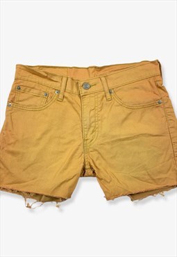 Vintage levi's 511 chino shorts yellow-orange w30 BV14435