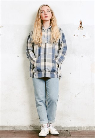 VINTAGE 90S GRUNGE HOODED SHIRT