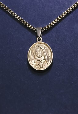 CRW Gold Jesus Necklace 