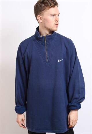 VINTAGE NIKE HALF ZIP SWEATSHIRT